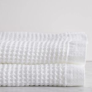 Organic Turkish Waffle Bath Towels (Set of 2)